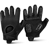 COFIT Workout Gloves for Men Women, Weight Lifting Gloves with 5MM Padded Palm, Non-Slip Gym Gloves, Fingerless Breathable Fitness Gloves for Training, Exercise, Pull Ups