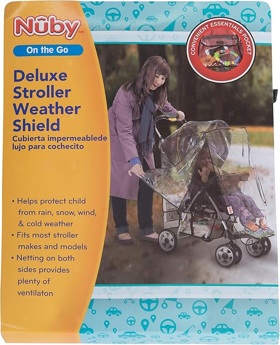 nuby stroller weather shield