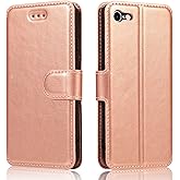 QLTYPRI for iPhone 6 iPhone 6S Case Premium PU Leather Simple Wallet Case TPU Bumper [Card Slots] [Kickstand] [Magnetic Closu