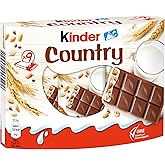 Kinder Country Milk Chocolate with Rich Milk Filling (9's), 211.5grams