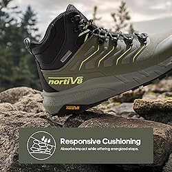 NORTIV 8 Men's Lightweight Hiking Boots Waterproof