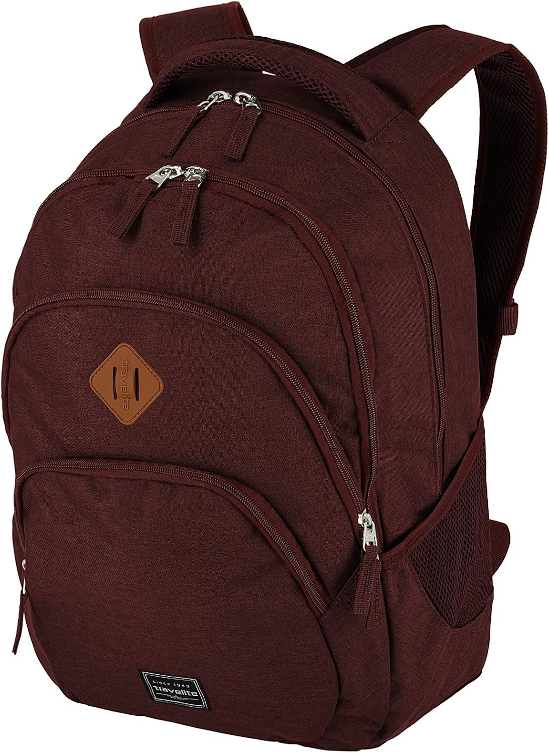 travelite hand luggage backpack, laptop backpack 15.6 inch, BASICS, daypack, daypack with many compartments, 45 cm, 22 liters - Image 3