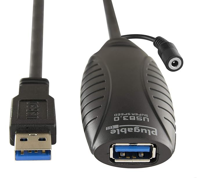 Plugable 10 Meter USB 3.0 Active Extension Cable with Amazon.in