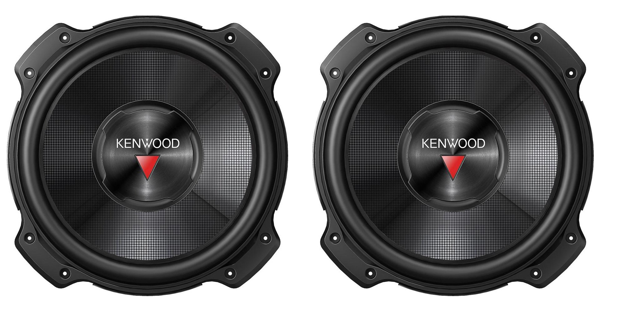 2 New Kenwood KFCW3016PS 12" 4000 WATT Car Audio Subwoofers Subs