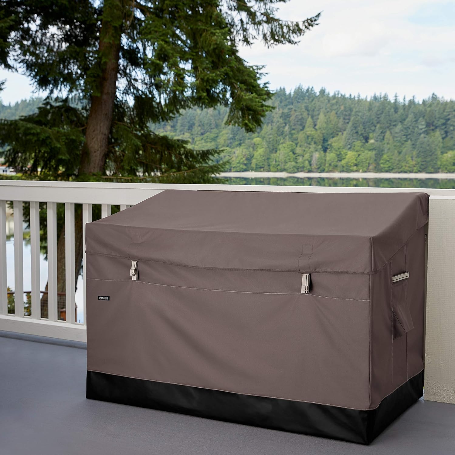 Classic Accessories Ravenna Water-Resistant 162 Gallon Deck Box : Garden & Outdoor