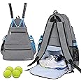 ACOSEN Tennis Bag Tennis Backpack - Large Tennis Bags for Women and Men to Hold Tennis Racket,Pickleball Paddles, Badminton Racquet, Squash Racquet,Balls and Other Accessories