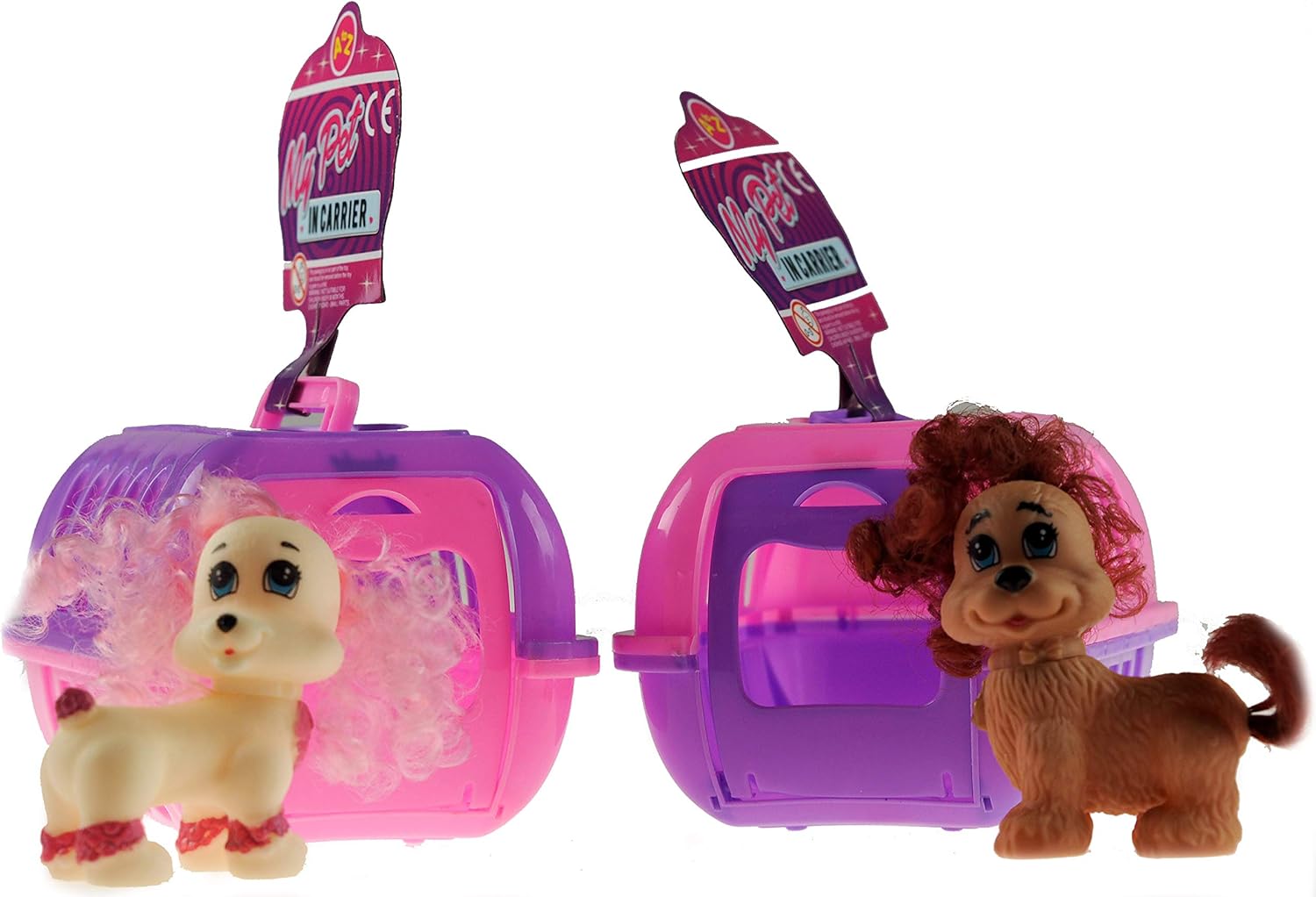 toy dog in carry case