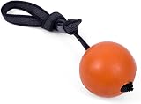 Petface Seriously Strong Solid Rubber Rope Ball Dog Toy Medium