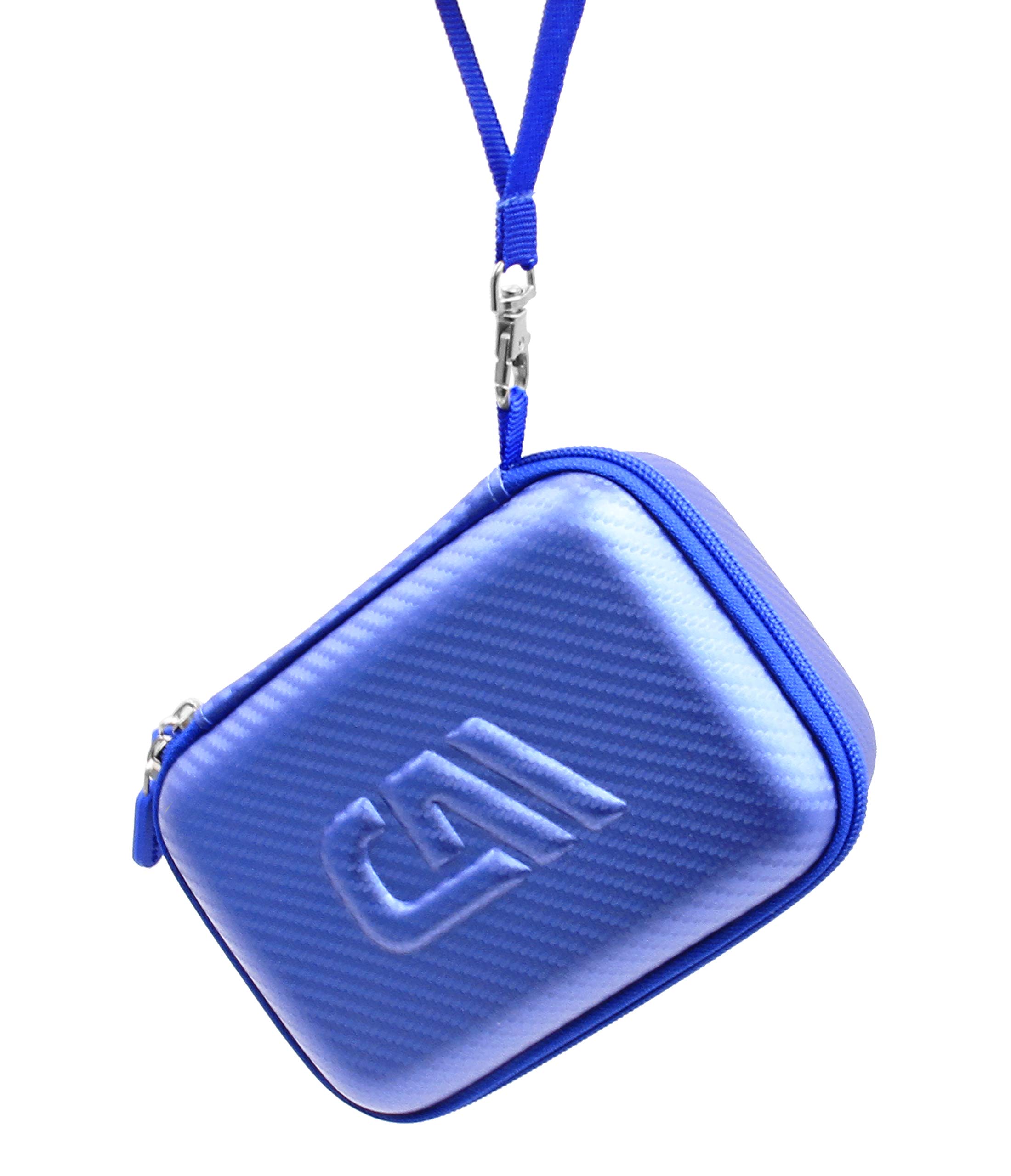 CASEMATIX Blue Travel Case Bag Compatible with Asthma Inhaler, Masks, Spacer Chamber - CASE ONLY, Spacer NOT Included