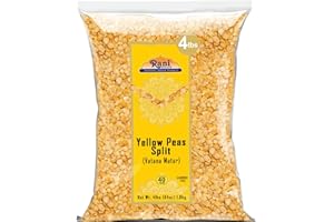 RANI BRAND AUTHENTIC INDIAN PRODUCTS Rani Yellow Peas Split, Dried (Vatana, Matar) 64oz (4lbs) 1.81kg Bulk ~ All Natural | Vegan | Gluten Friendly | Kosher | Product of USA
