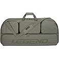 LEGEND Alpha Compound Bow Case - Securely Fits MTM Ultra Compact Arrow Cases - Archery Bow Bag with Back & Shoulder Straps - Includes Cam Protectors, Soft Padding, and Extra Pockets 37"x16.5" Interior