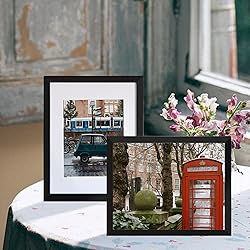 BESCRCL 11x14 Picture Frame Black Set of 6, Display