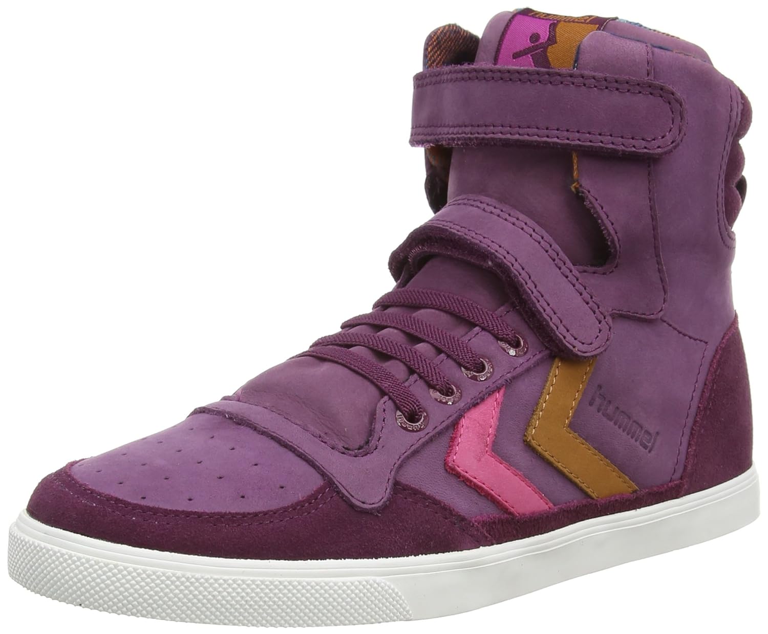 Hummel Girls' HUMMEL SL STADIL JR OILED HI High-top trainers, Red (grape Wine 3506), 8 UK 