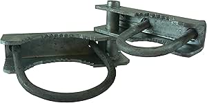 gate chain fence link hinge degree commercial parts pipe hinges hardware duty galvanized arm pressed steel