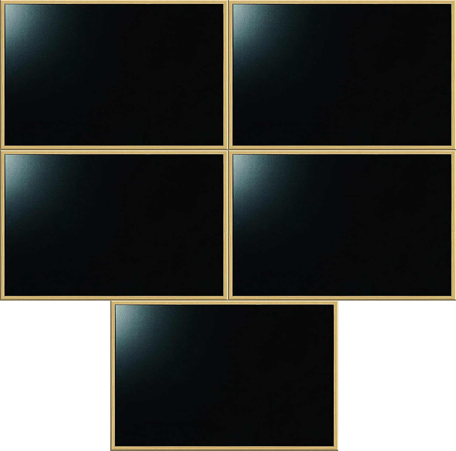 The Board Dudes Chalk Board - Unframed Non-Magnetic 24" x 18" : Chalkboards : Office Products