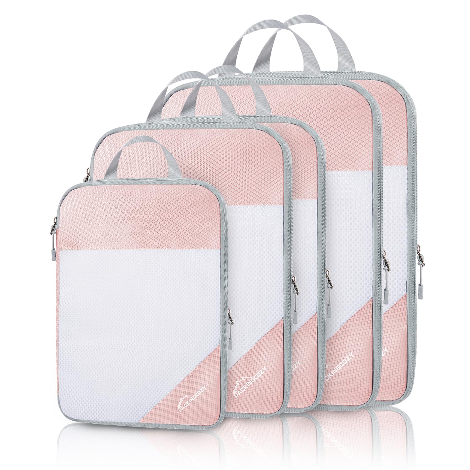 Compression Packing Cubes for Travel, 5 Set Packing