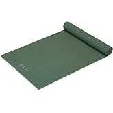 Gaiam Yoga Mat - Premium 5mm Solid Thick Non Slip Exercise &amp; Fitness Mat for All Types of Yoga, Pilates &amp; Floor Workouts (68" x 24" x 5mm)