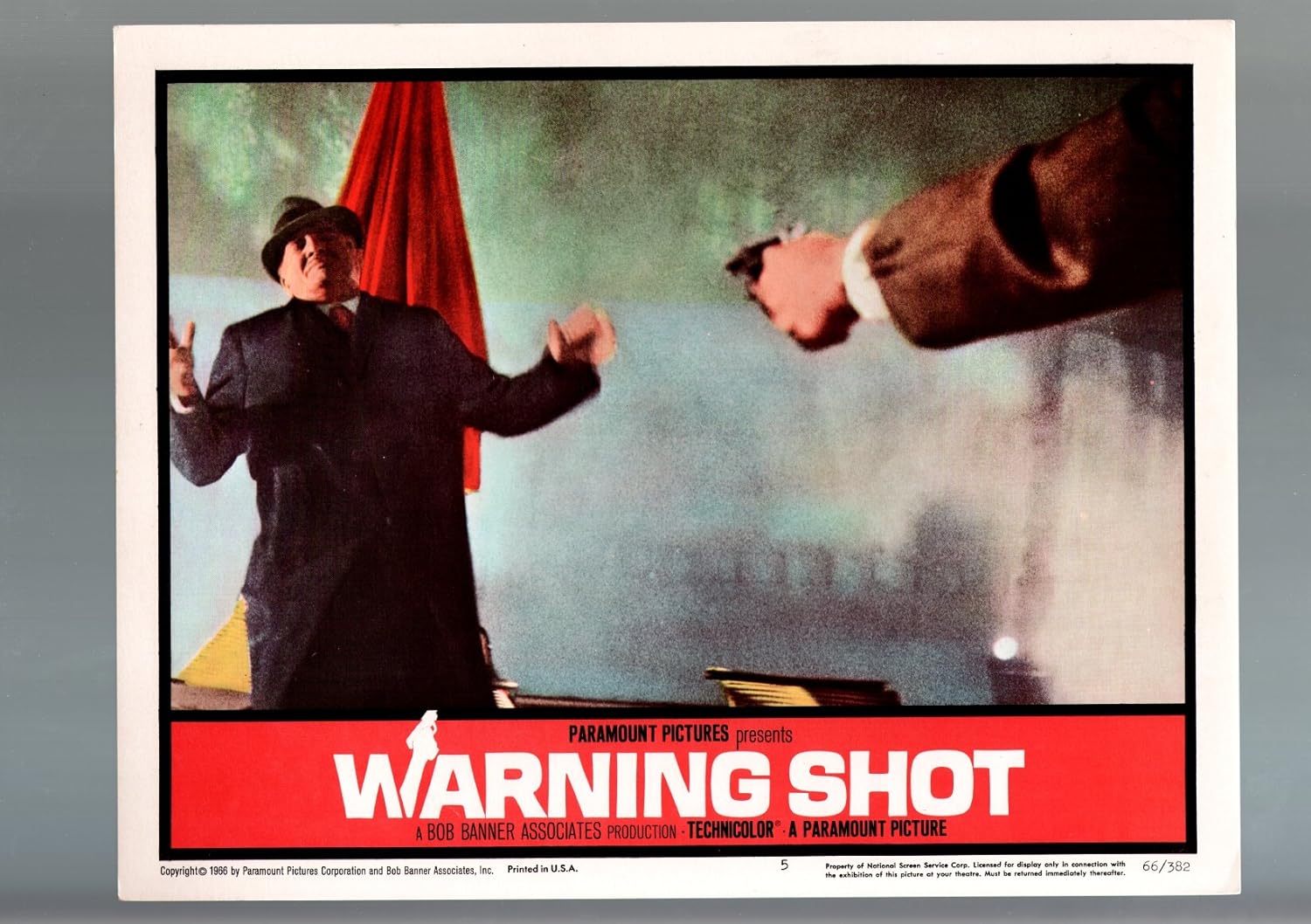 Amazon Com Movie Poster Warning Shot Lobby Card 1966 5 Ed