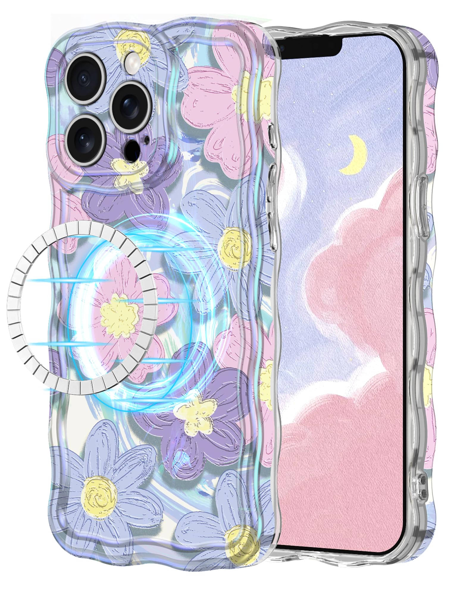 Avocase for iPhone 13 Pro Max Case, Colorful Oil