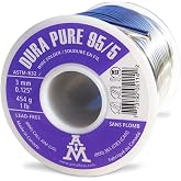 AIM Dura-Pure 95/5 Lead-Free 0.125inch Solid Solder Wire for Plumbing Repairs (454g / 16oz)