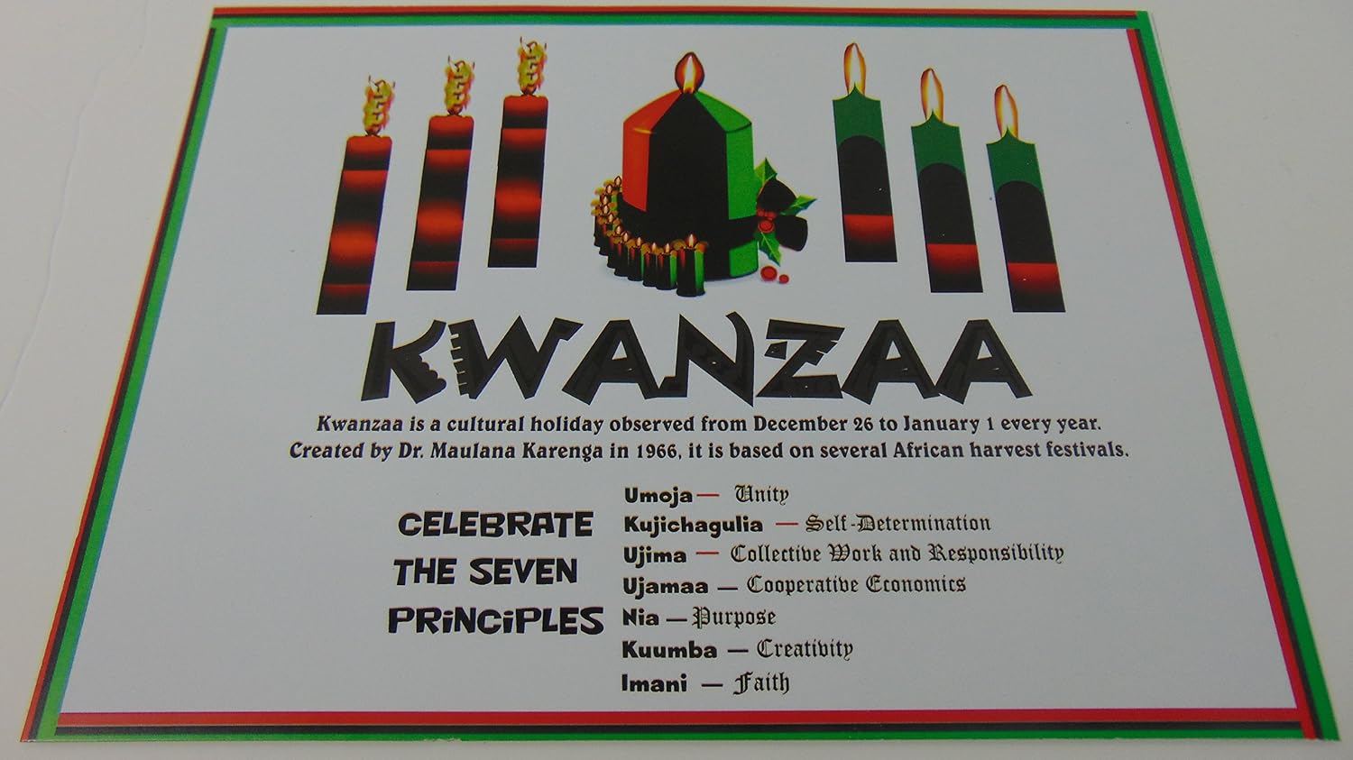 Seven Principles Of Kwanzaa Printable Printable Word Searches