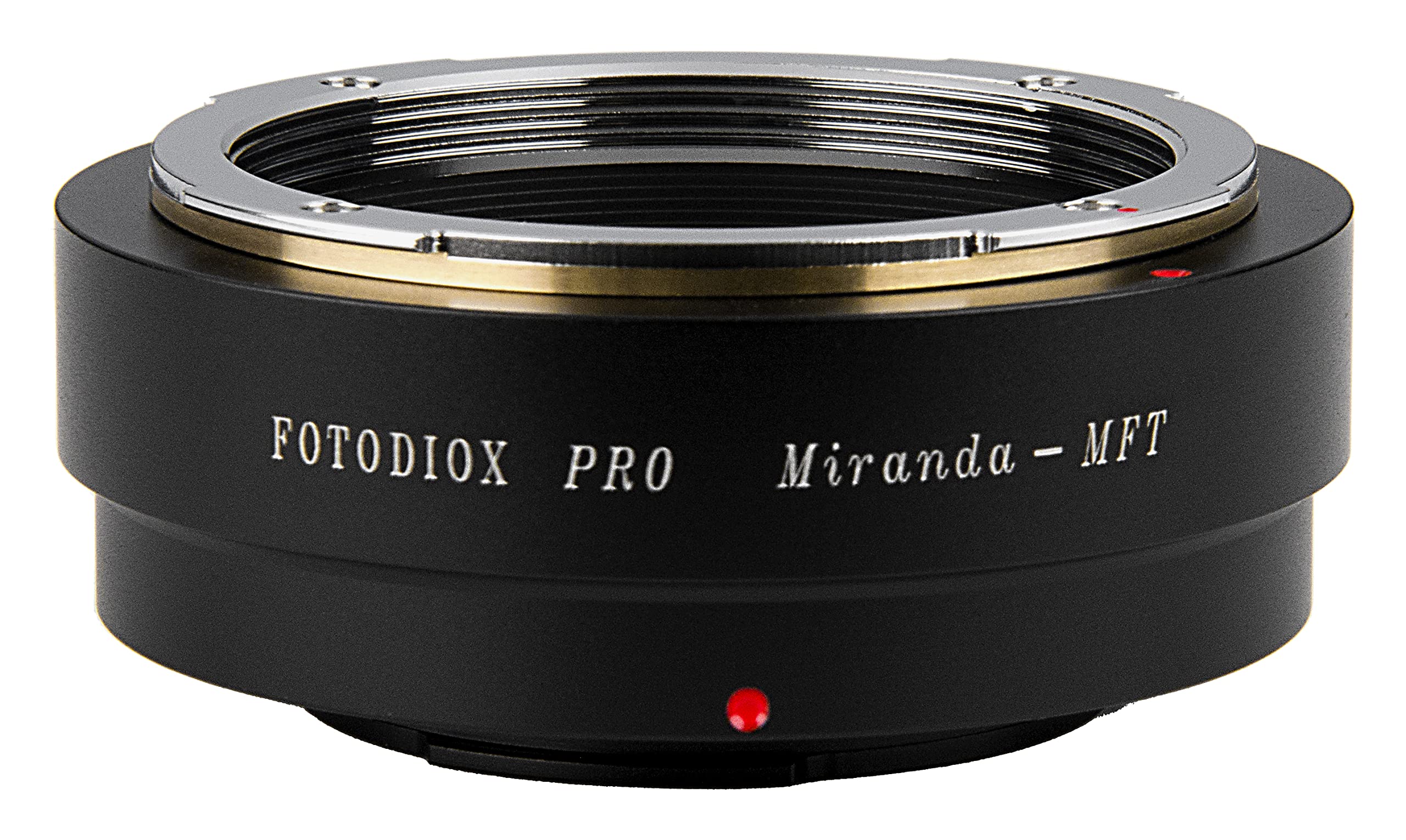 Fotodiox Pro Lens Mount Adapter, for Miranda lens to Olympus Panasonic Micro Four Third (MFT) Mirrorless Cameras