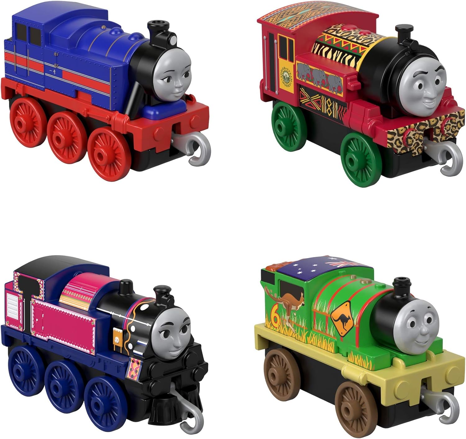 thomas and friends trackmaster push along sodor steamies multipack
