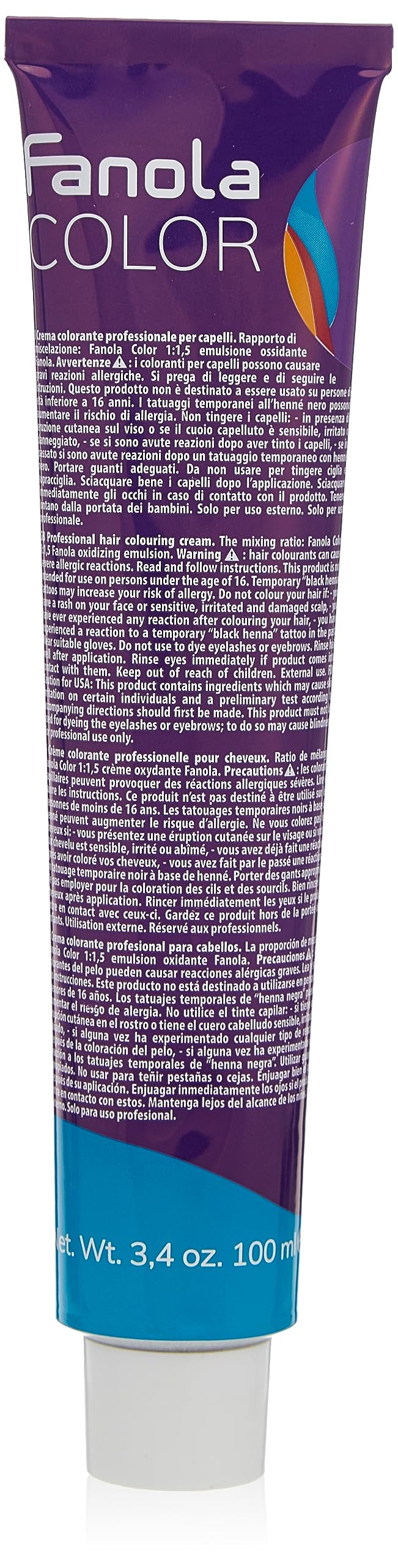 Fanola crema Colore Colouring Cream 8.44 Vibrant Light Blonde Copper 100 ml