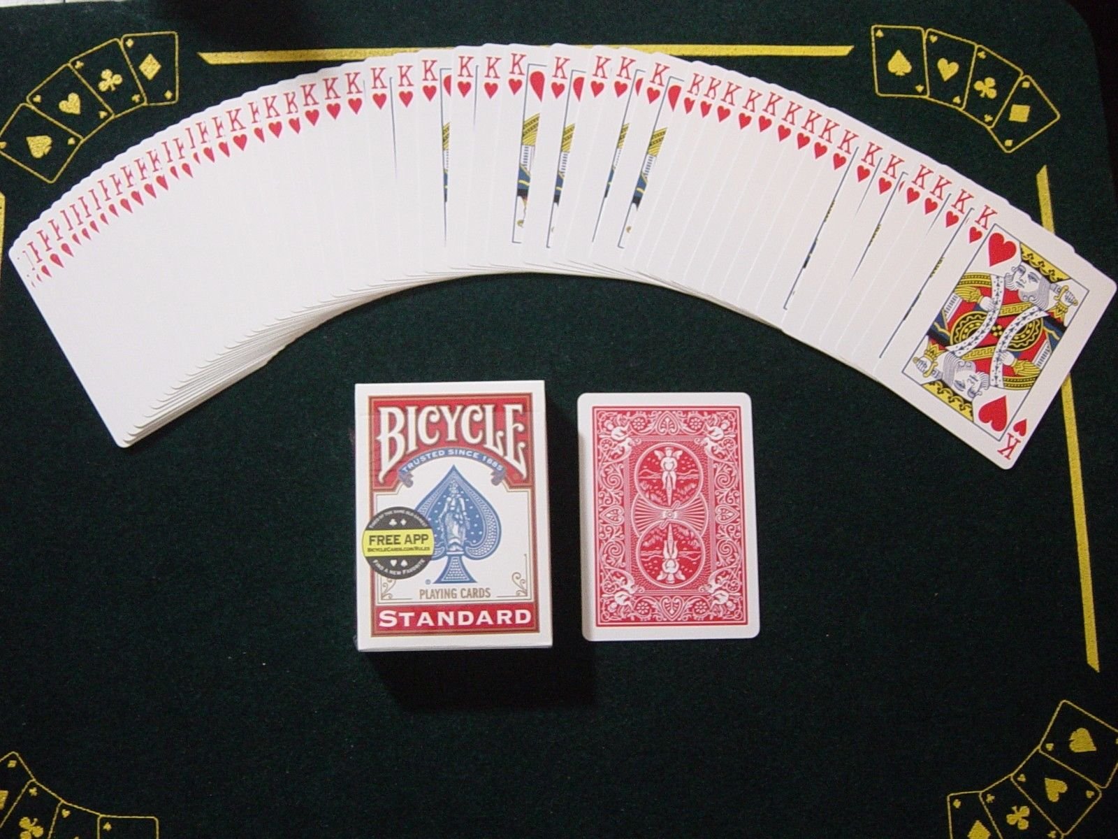 US Playing Card Company Bicycle Deck to Force (King of Heart) (Red) — image 1