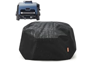 TRAVELIT Waterproof Cover for Ninja Woodfire Pro Premium XL Outdoor Grill, Outdoor Grill Accessories for Ninja Wood Fire Smoker Air Fryer OG900/800 Series, Windproof with Drawstring Closure (Cover Only)