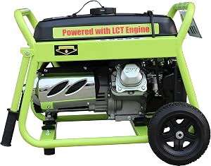 Green-Power America GPG4000W 4000W Pro Series Recoil Start Generator