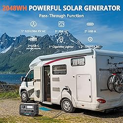 ALLWEI LiFePO4 Portable Power Station 2400W