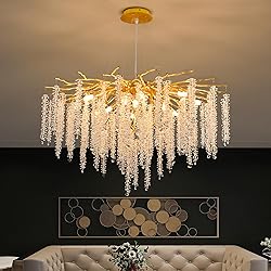 Puvaue Crystal Tree Branches Chandeliers Luxury