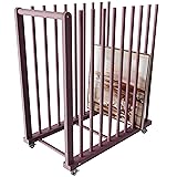 UNZERO Art Storage Rack With Handle & Caster Wheels