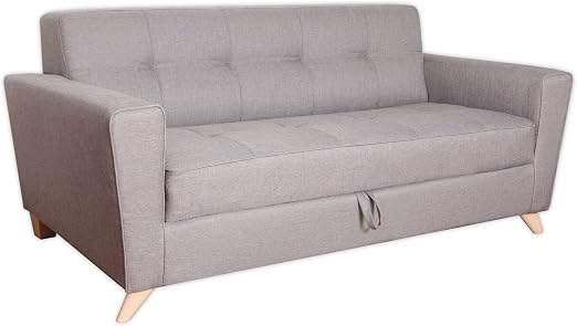 Vicky Canapé Canapé 3 Places Convertible Gris Clair Amazon