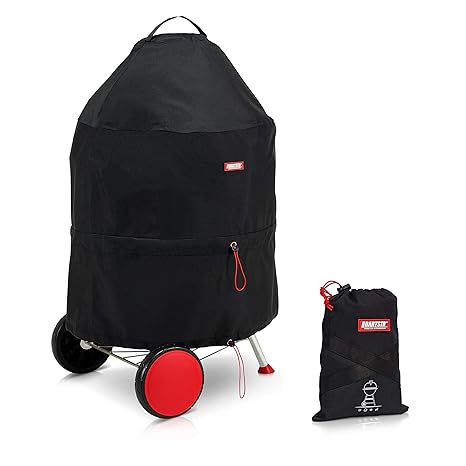 BARTSTR Hochwertige Kugelgrill Abdeckung 47cm - Premium Qualität für Deinen Grill - Abdeckhaube mit 100% Wetterschutz
