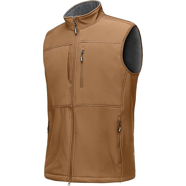 トップス THROTTLE WORKS Touring Duck Brown Vest Tough Duck Men's Quilt Lined Vest, Brown, S at Amazon Men's