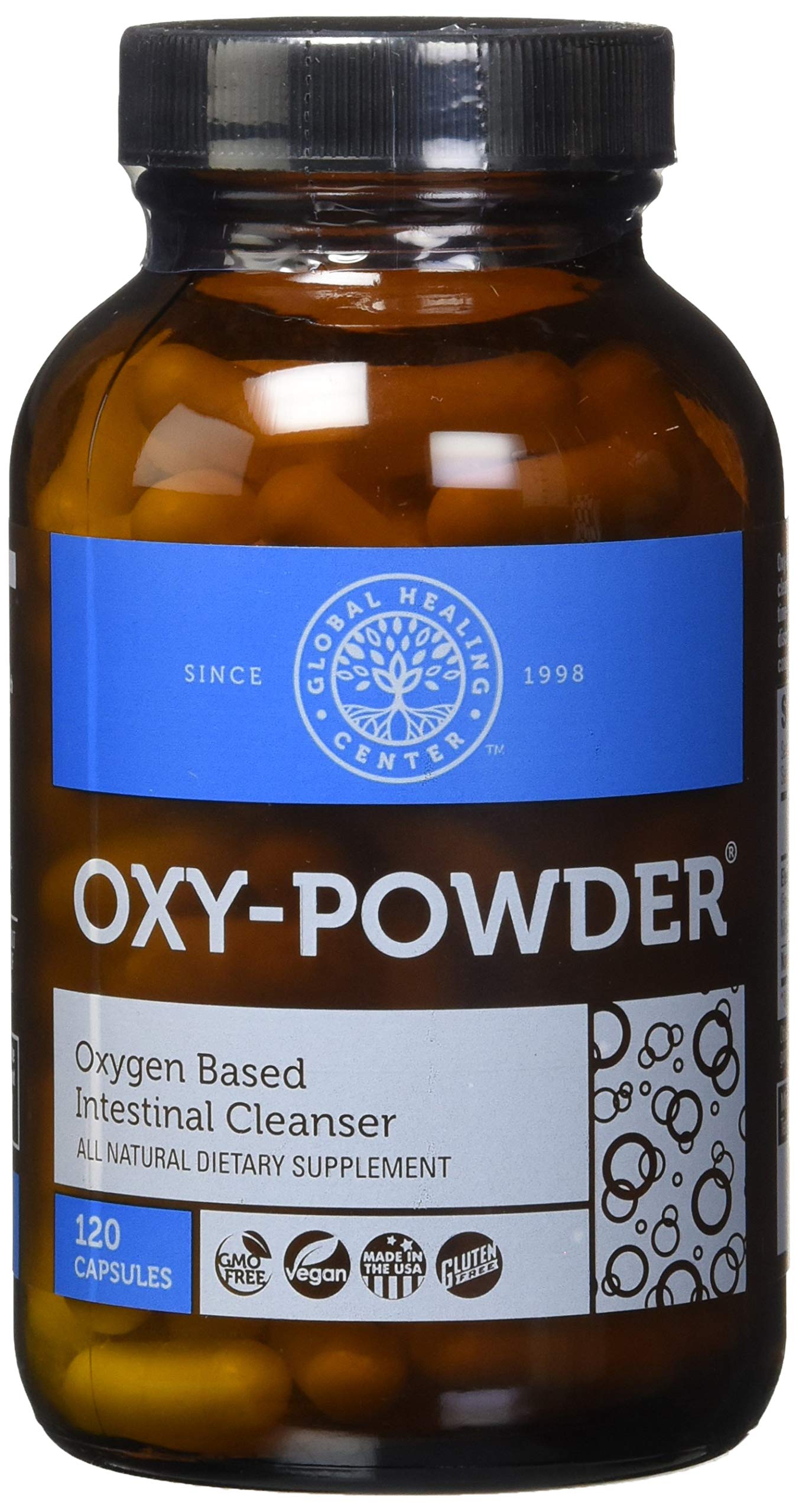 Global Healing Center OxyPowder Colon Cleanse Detox Oxygen Based