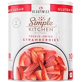 SIMPLE KITCHEN Camping and Outdoors Freeze Dried Strawberries 18 Servings