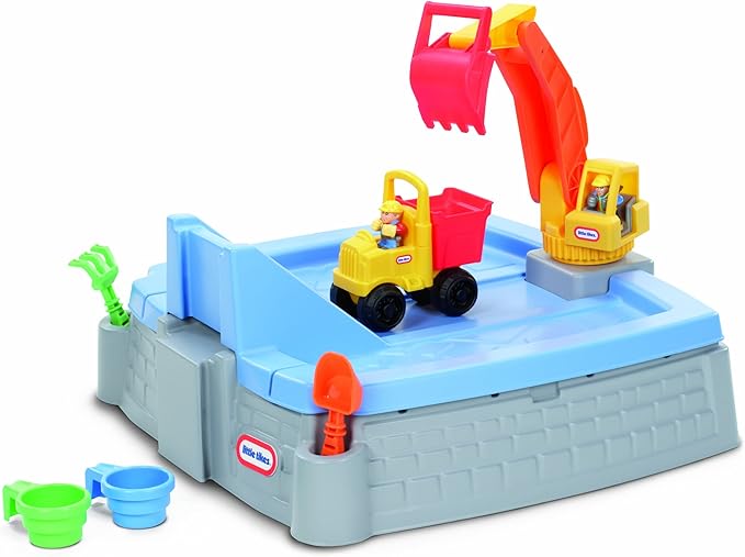 little tikes dump truck sandbox pool