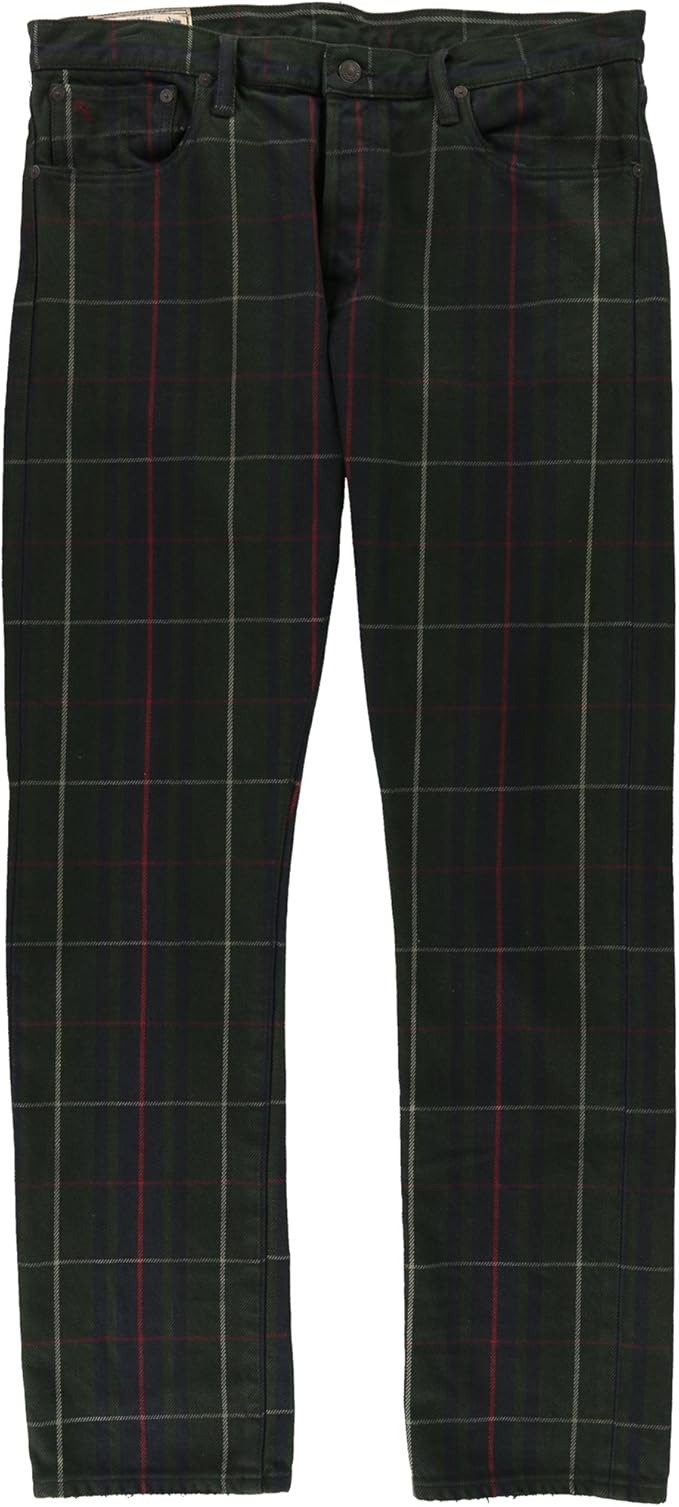 ralph lauren tartan jeans