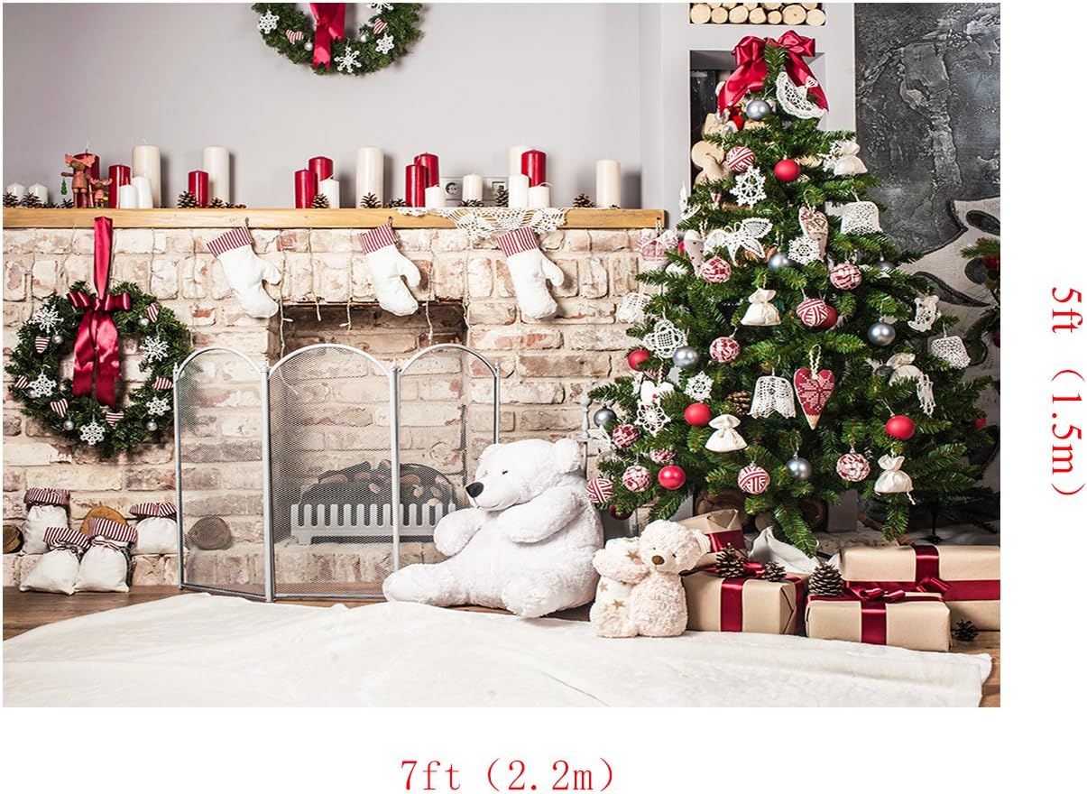 Sfondi Org Natalizi.Kate 2 2 X 1 5 M Albero Di Natale Foto Fondale Sfondo Calzino Photocall X Mas Camino Decorazione Per Fond Studio Ifgf Org Au