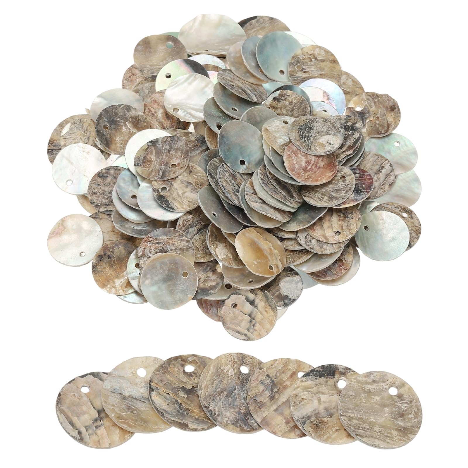 uxcell 120Pcs Capiz Shells 1.5cm/0.6