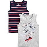 Simple Joys by Carter's baby-boys 2-pack Muscle Tank Tops