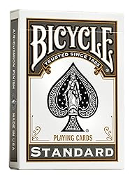 Bicycle Black Playing Cards, Standard Index Poker