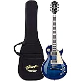 GROTE Guitar Solid Body Electric Guitar with Gigbag LPYS-006 (Blue)