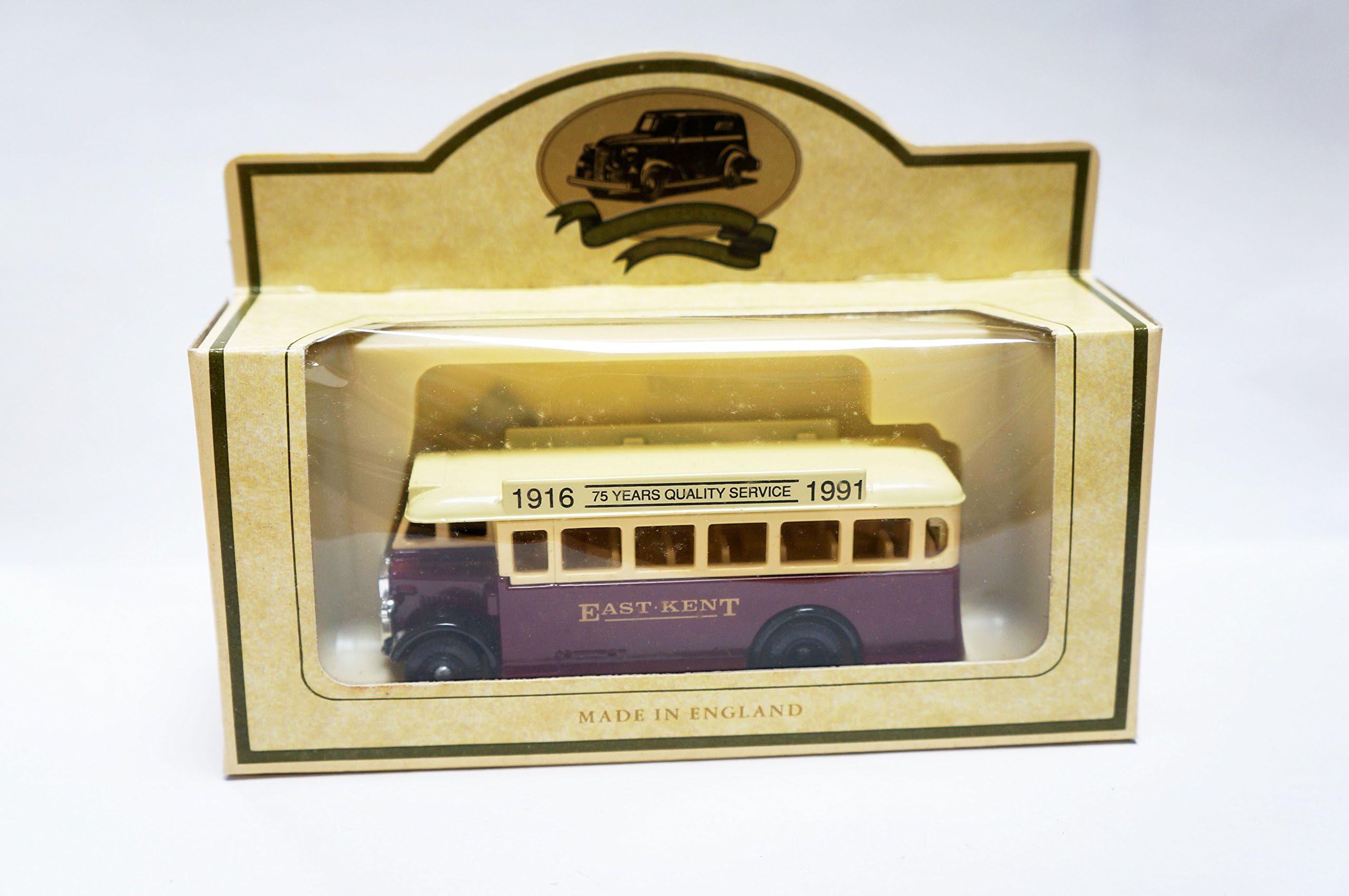 Vintage 1991 Lledo Promotional Models Of Days Gone AEC Regent Single Decker Bus East & Kent Diecast Replica Vehicle Limited Edition With Certificate - New In Box - Shop Stock Room Find