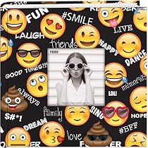 Pioneer Photo Album (Warm Mocha) 4x6 300 Pockets Marker Emoji...