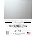 Cardstock Warehouse Stardream Silver - 8.5 x 11" - 105 Lb. / 284 Gsm Pearlescent Premium Cardstock Paper - 25 Sheets