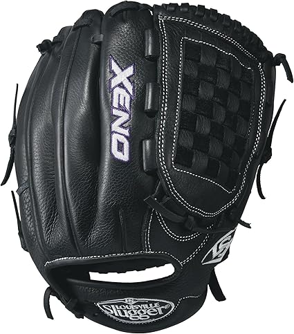 black softball glove